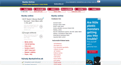 Desktop Screenshot of bankaonline.sk